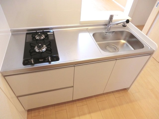 ベル　フォンティーヌのキッチン|★２口ガスシステムキッチン・プロパンガス仕様★