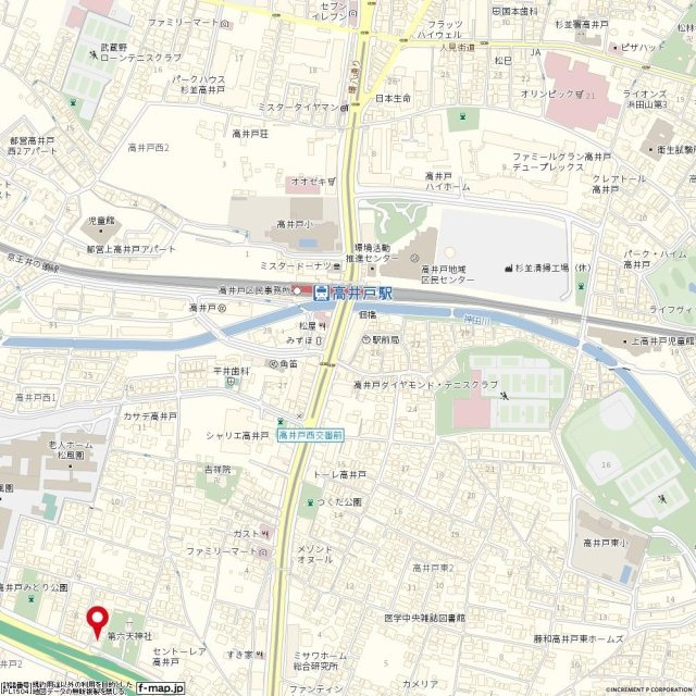 フェニックス高井戸南の地図