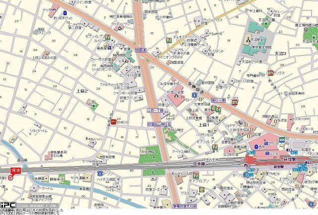 スカイコート荻窪Ⅱの地図