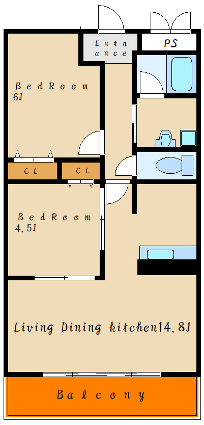 ECO　NISHIFUTAMIの間取り