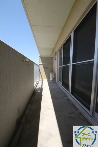 ECO　NISHIFUTAMIのバルコニー|※類似部屋