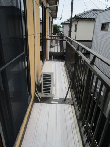 ハミングハイツのバルコニー|陽当たり良好なバルコニーです♪