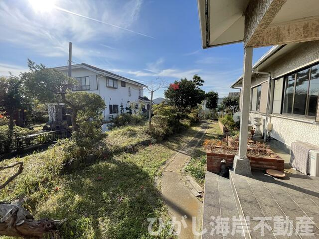 藤沢市鵠沼藤が谷３丁目　売地の外観|お庭