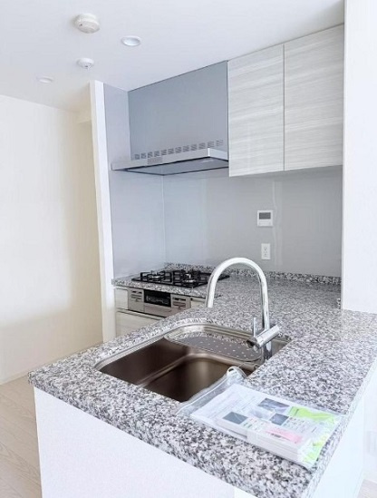 文京区湯島３丁目の賃貸マンションのキッチン