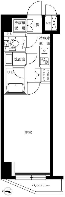 ルーブル錦糸町弐番館の間取り