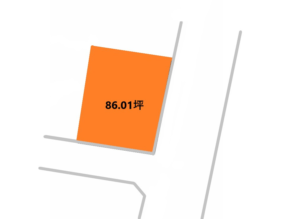 太田市龍舞町　中古住宅の区画図