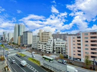 【展望】 | ヴェルティ千早町第2 | ７階の南側・東側の採光ということもあり、眺望良好！遠くまで見渡すことができます！