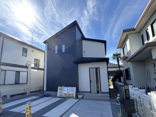 松戸市高柳新田新築戸建の外観|完成済み内覧可能です！！