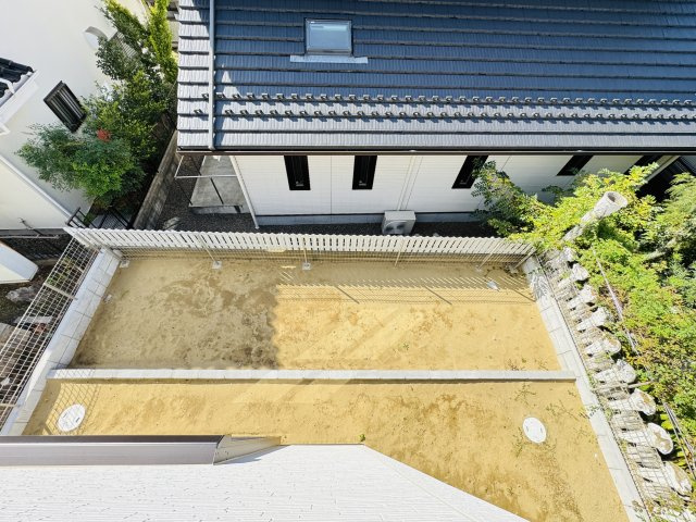 松戸市高柳新田新築戸建の展望|バルコニーより南側眺望・南側庭スペースにつき日当たり良好♪