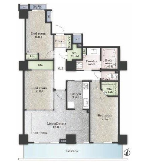 ★仲介手数料無料★グラン・エステ川崎ツインタワー　弐番館（現在室内リフォーム工事中）