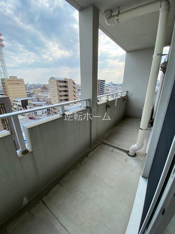ルラシオン阿由知通　名古屋市賃貸　仲介手数料無料のバルコニー