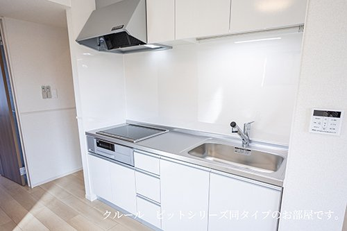 川越市アパートのキッチン