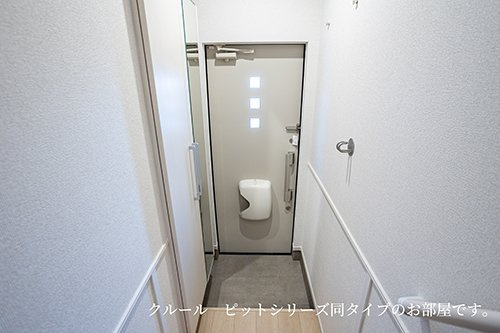 川越市アパートの玄関