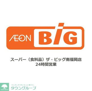 スーパー（食料品）ザ・ビッグ南福岡店 24時間営業 160m