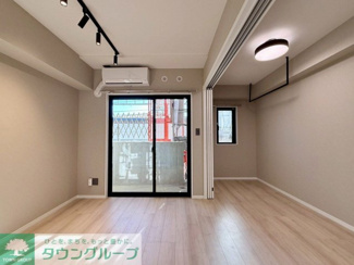 LDK と寝室が引戸引込で開放的な利用が可能