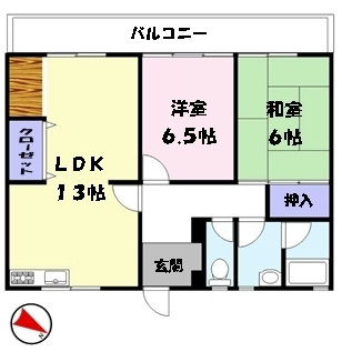 【間取り】 | ラフェスタ河崎