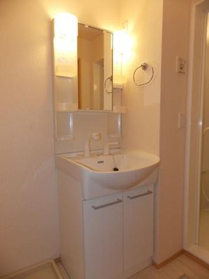 【洗面所】 | フジハイム | 会ってうれしい洗面台！