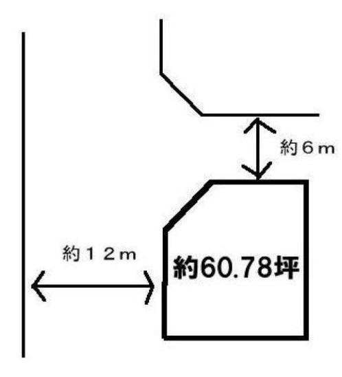 北葛城郡河合町高塚台１丁目の売地の土地図