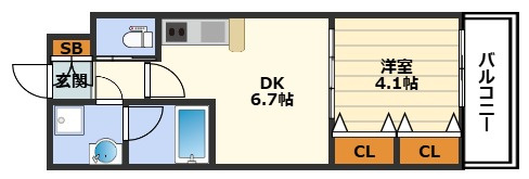 プレジオ中津の間取り