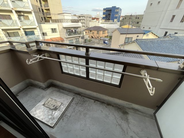 アポテッケン鳴尾のバルコニー