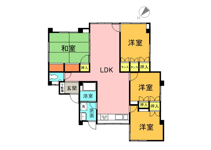 〇那覇市繁多川2丁目中古戸建ての間取り