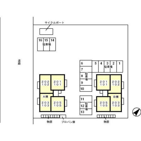 センチュリオン　Ｂの区画図