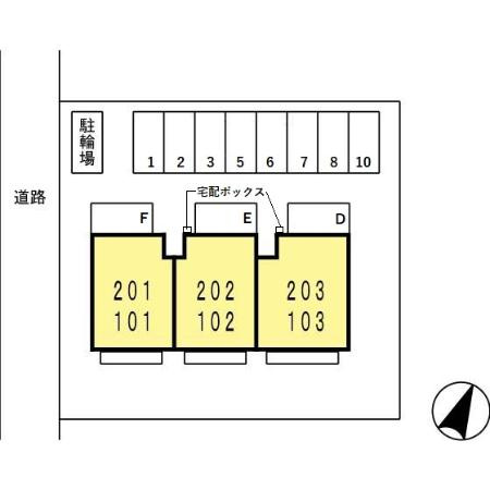 ライジング・ステージ・アイの区画図