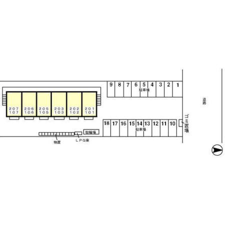 グレイシャスの区画図