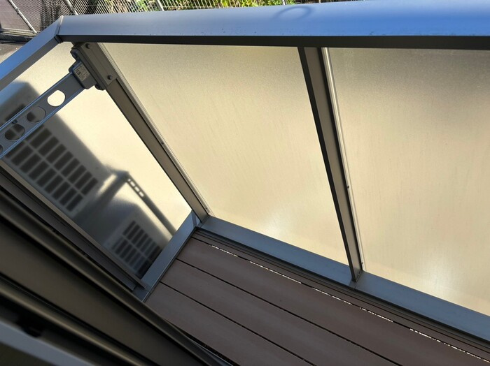 コーポラスみのりのバルコニー