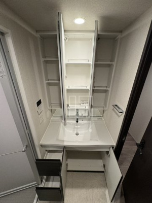 【洗面所】 | ブランズタワー大阪本町 | ブランズタワー大阪本町　独立洗面化粧台