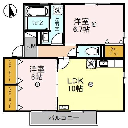 リビングタウン若杉　Ｃ