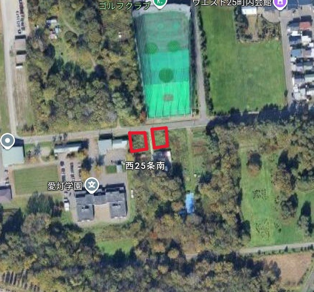 売土地　帯広市西25条南4丁目の周辺