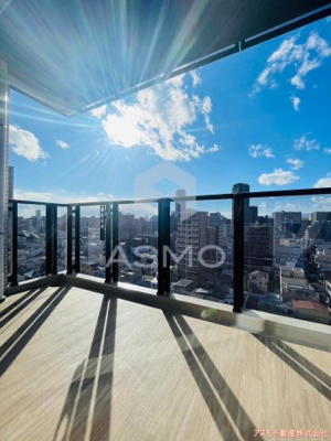 【バルコニー】 | シーズンフラッツ福島 | 同マンション別部屋　参考写真