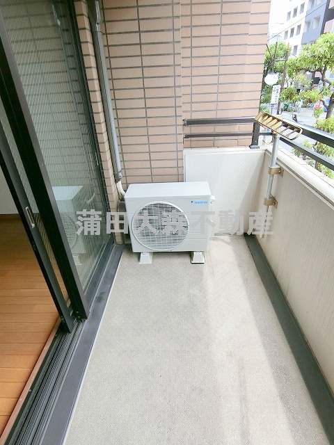 クレフォート大森のバルコニー|南向きのバルコニー