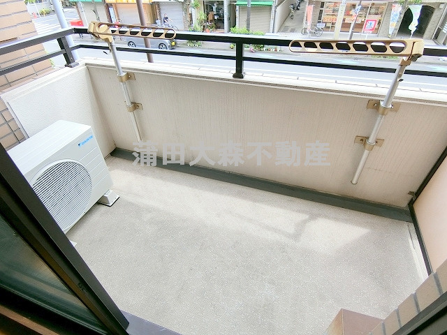 クレフォート大森のバルコニー