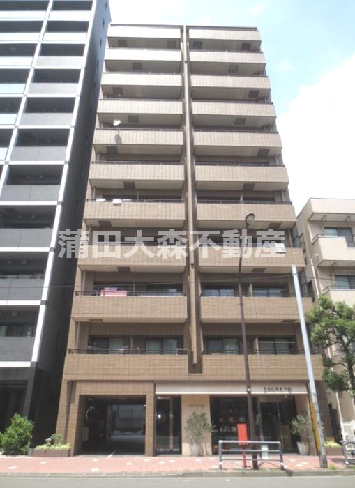 クレフォート大森の外観|1999年2月築　RC鉄筋コンクリート造地上造11階建て1R～2LDK総戸数28戸
東京都大田区大森北2丁目　京浜東北線大森駅徒歩7分、京急本線大森海岸駅徒歩9分