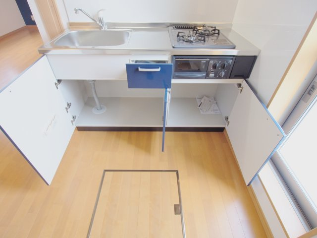 BLUE HOUSE青崎のキッチン