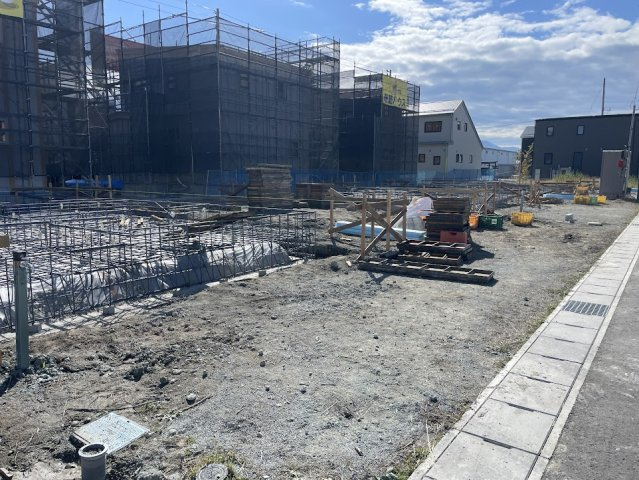 山形市浜崎第3【新築建売住宅】1号棟の外観|現在建築中！早期ご予約受付中！