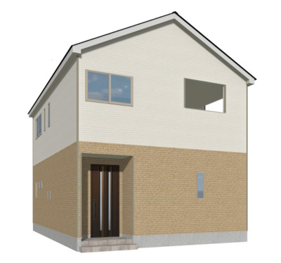 【外観パース】 | 山形市浜崎第3【新築建売住宅】2号棟 | 2号棟完成予想図！早期予約受付中です！