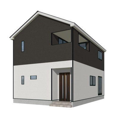 【外観パース】 | 山形市浜崎第3【新築建売住宅】3号棟 | 3号棟完成予想図！早期予約受付中です！