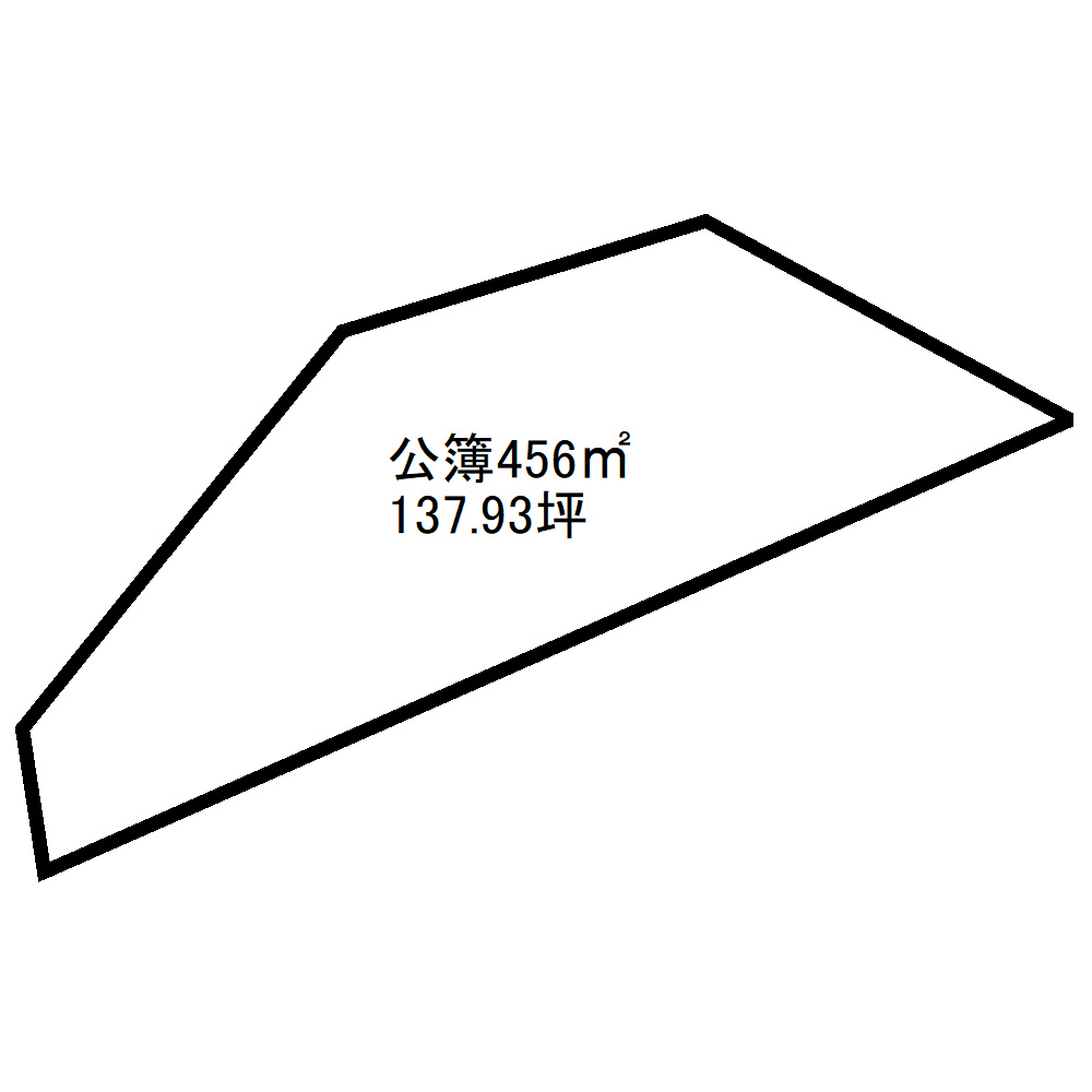 豊田市美山町3丁目　借地の地図