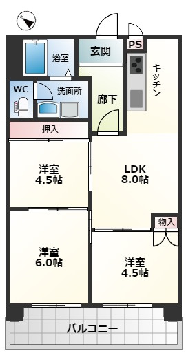 【間取り】 | メゾン千里中央