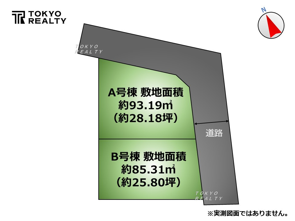 練馬区桜台5丁目　新築戸建　残1棟の区画図|区画図

現地ご見学希望・資料請求などお気軽にお問い合わせ下さい！
03-5990-5201