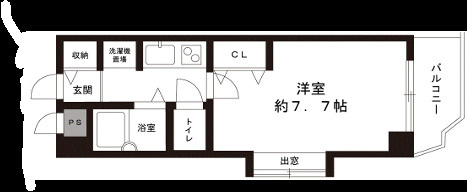 ジュネス西明石の間取り