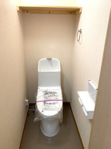 清潔感のあるトイレです