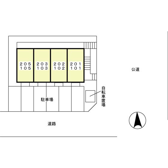 ポレール・Ｋの区画図