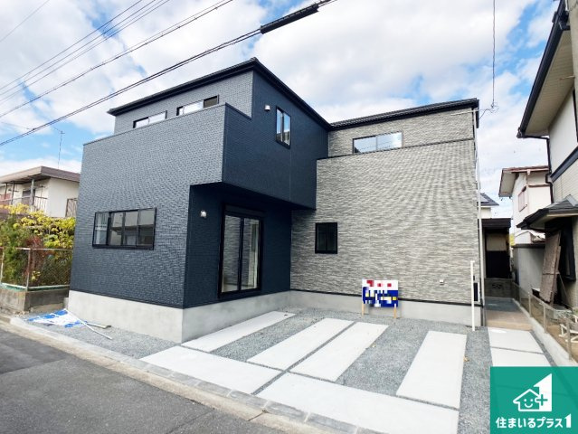 加古川市西神吉町岸　第3期　新築一戸建ての外観|安心の10年保証！外観を美しく保ち、雨水で汚れを落とします！気になることがありましたら、お気軽にお問い合わせください！