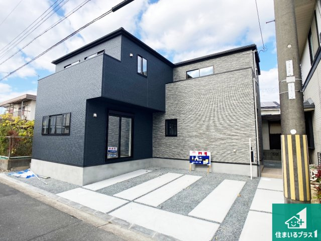 加古川市西神吉町岸　第3期　新築一戸建ての外観|安心の10年保証！外観を美しく保ち、雨水で汚れを落とします！気になることがありましたら、お気軽にお問い合わせください！