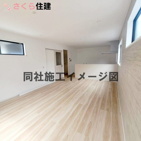 リガーレさくら市氏家10期の居間・リビング