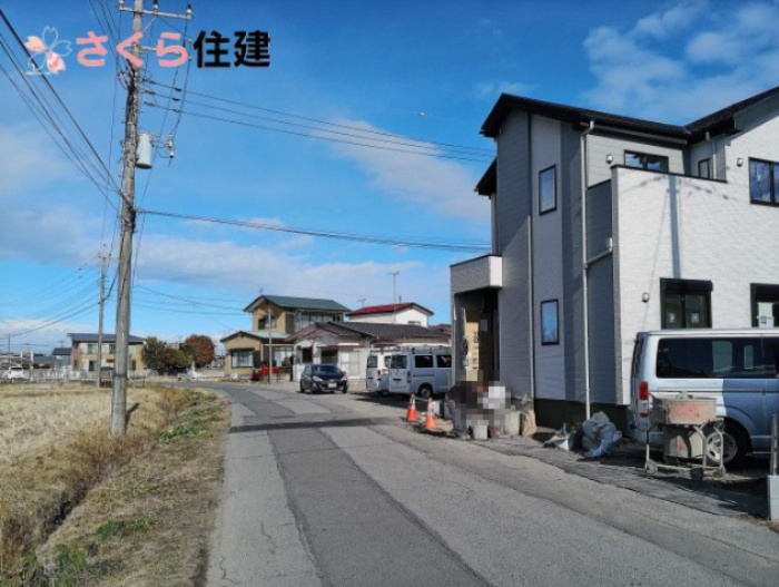 リガーレさくら市氏家10期の駐車場|現在建築中！日当たり良好です。